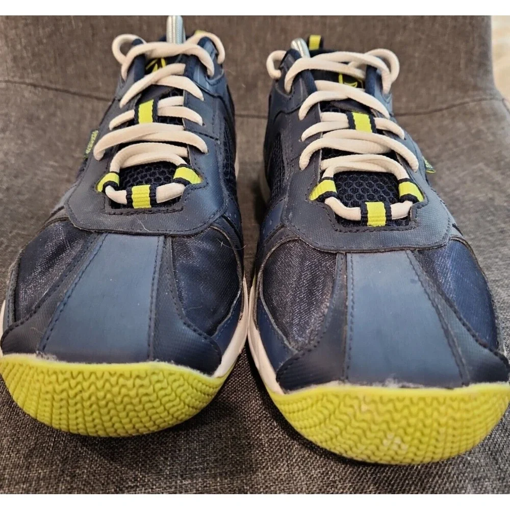 Sperry‎ Top-Sider Mens Water Shoes Navy Blue Lime Green Mesh Sneakers Boating